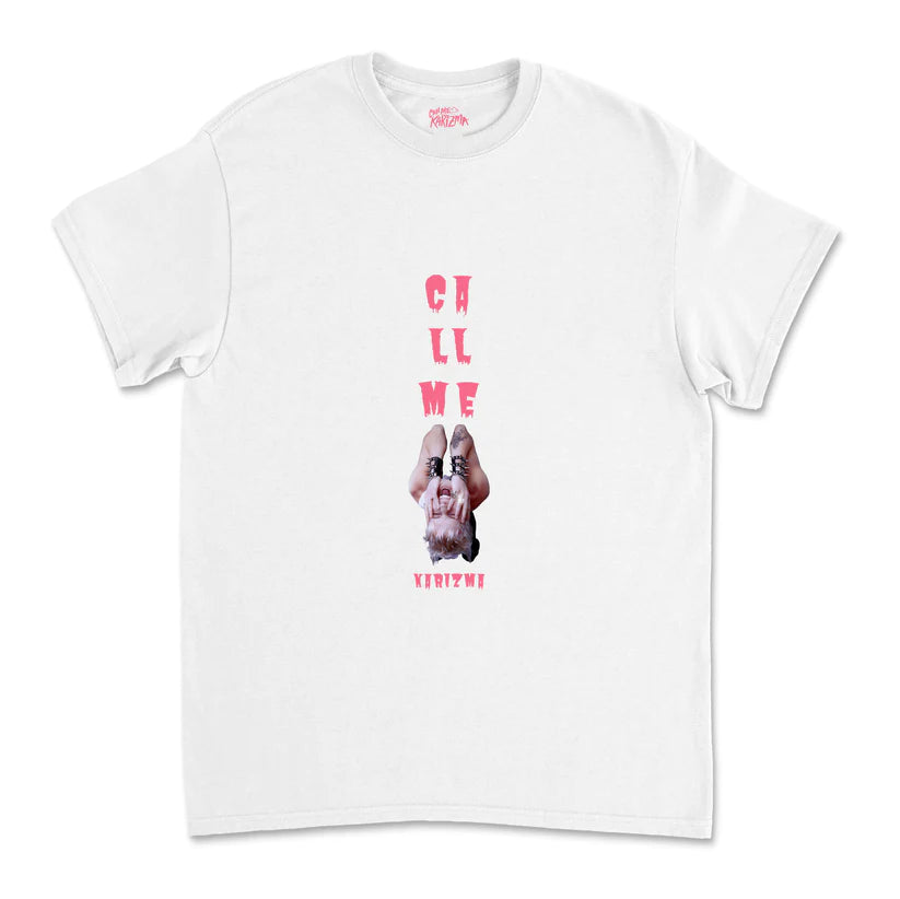 CallMeKarizma: Scream Tee- White