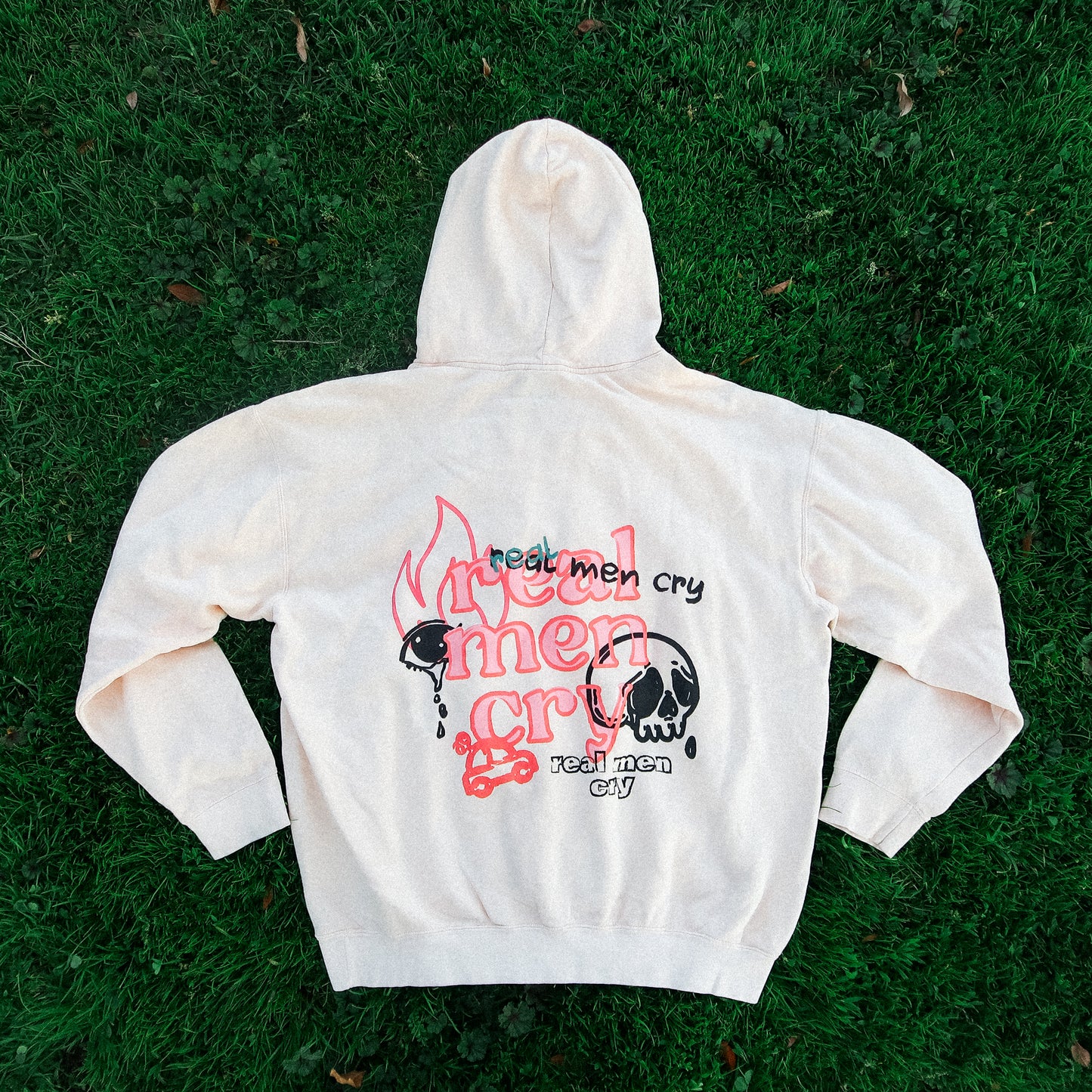 Annie Omalley: real men cry hoodie