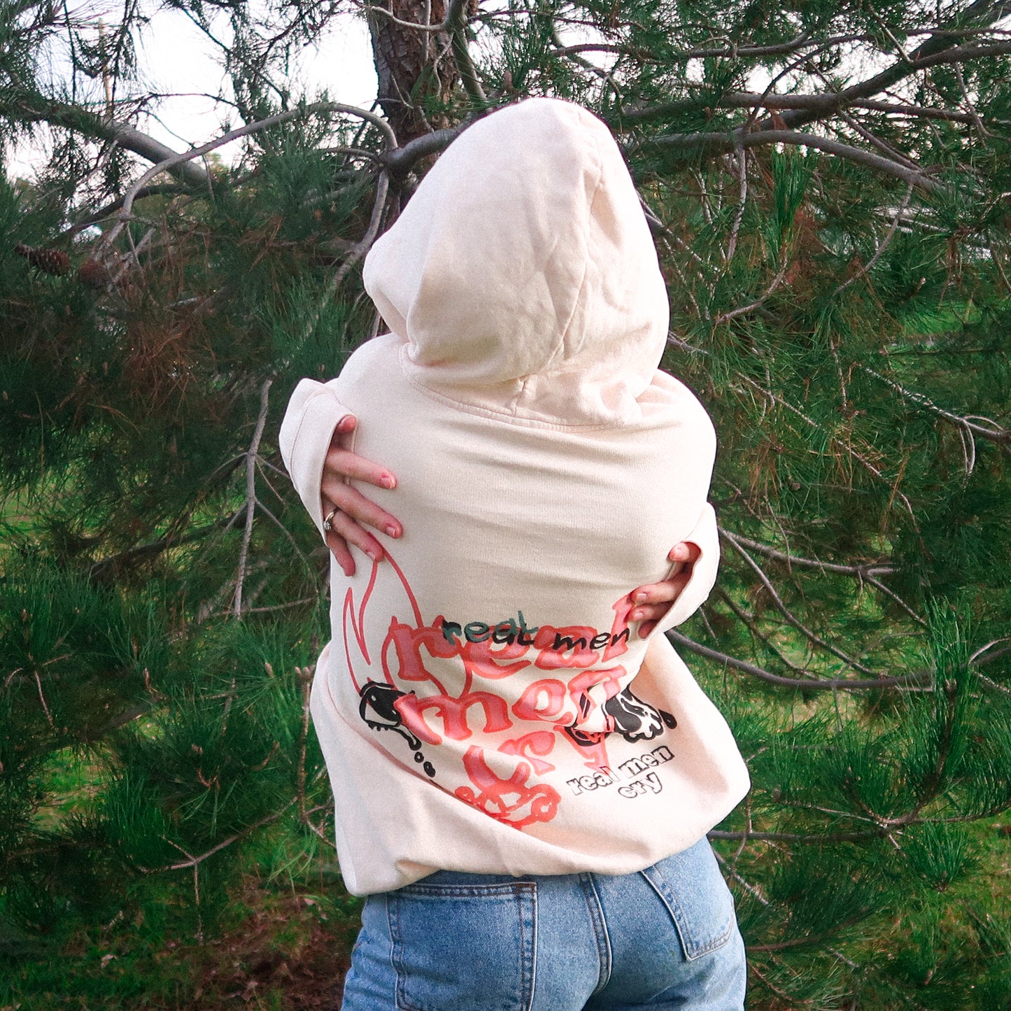 Annie Omalley: real men cry hoodie