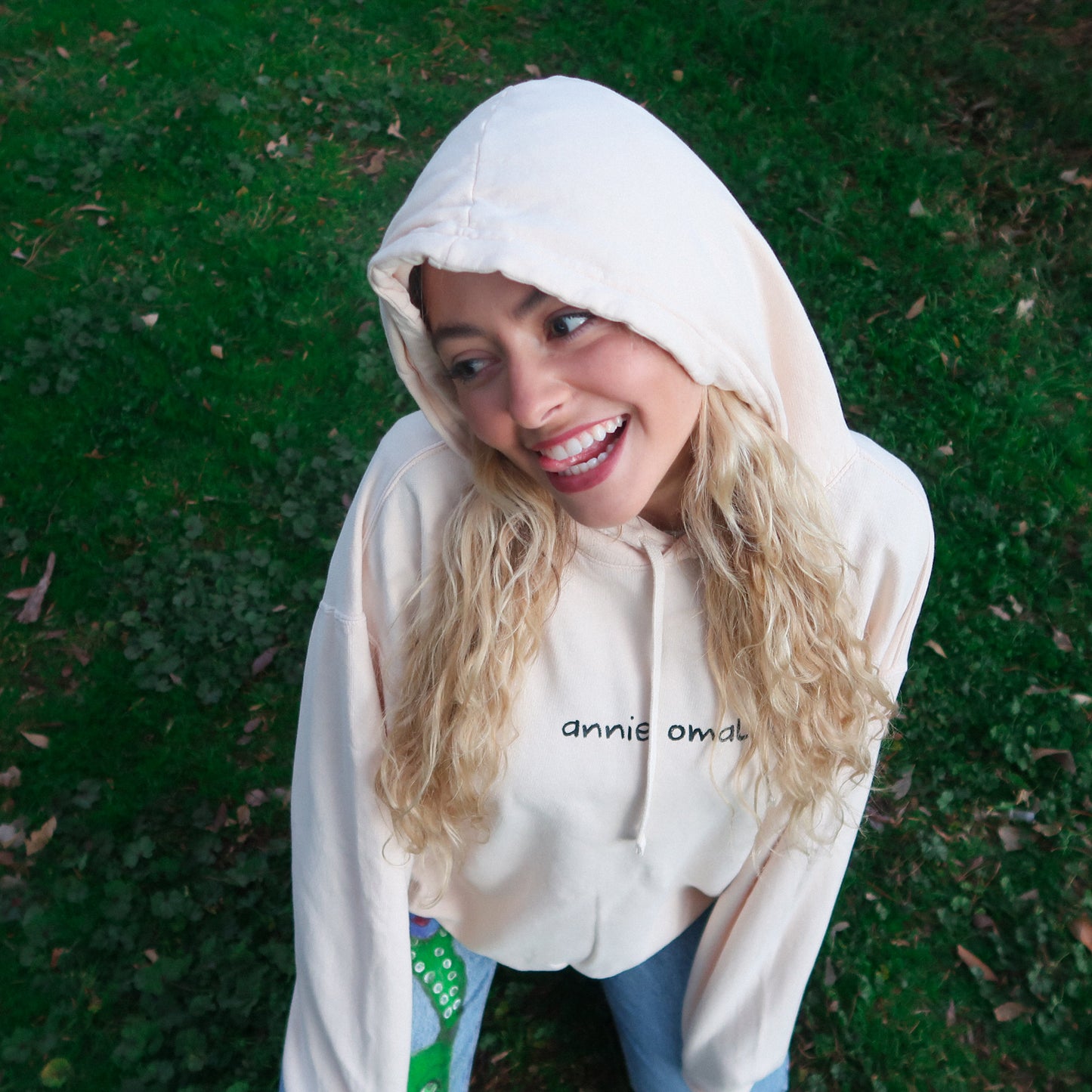 Annie Omalley: real men cry hoodie