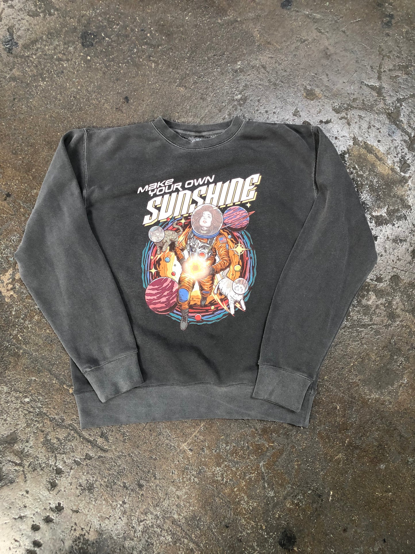 Nikki B: Make Your Own Sunshine Pigment Dyed Black Crew