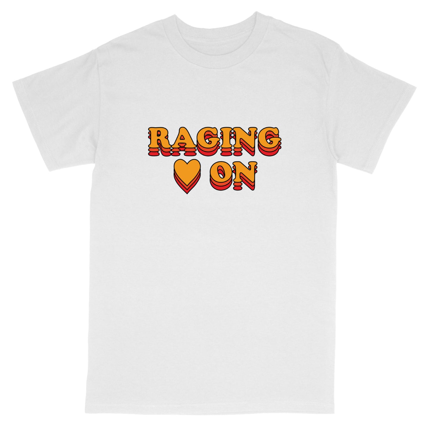 CVBZ: Raging Heart On Vintage Style Tee
