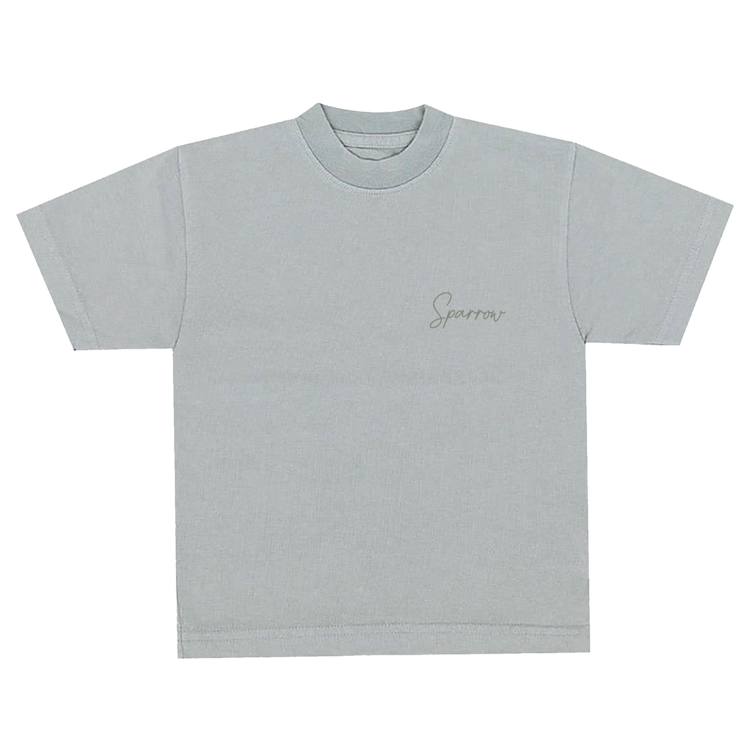 Britt Balyn: Embroidered Kid’s Sage Sparrow T-Shirt