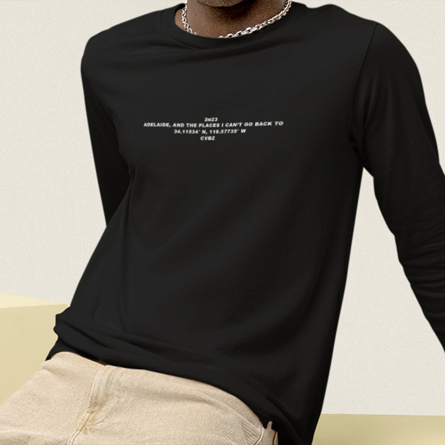 CVBZ: Adelaide Long Sleeve Printed Tee