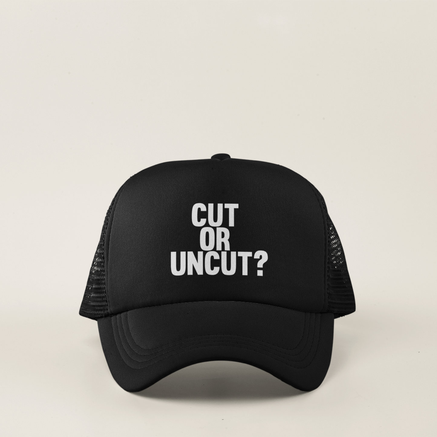 Ruba's World: CUT OR UNCUT? Trucker Hat