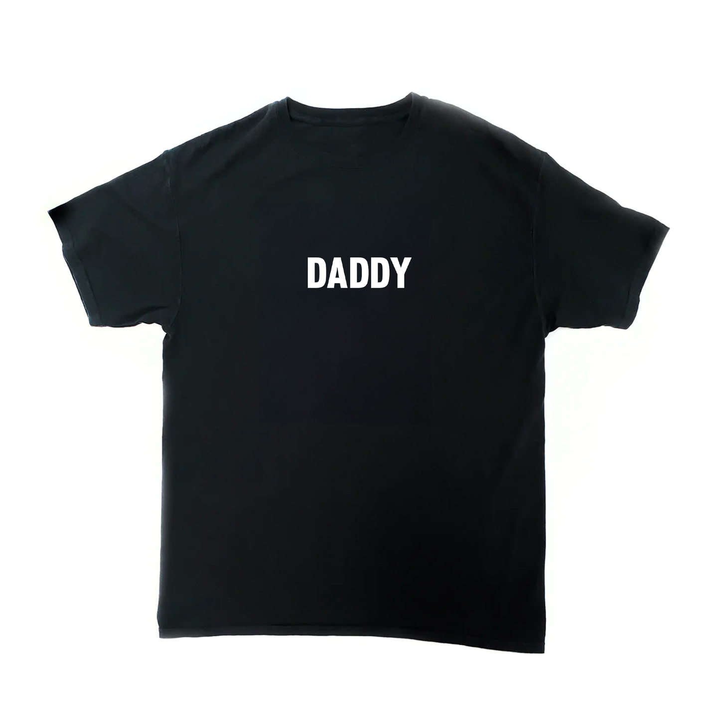 Ruba: DADDY Plain Black Tee