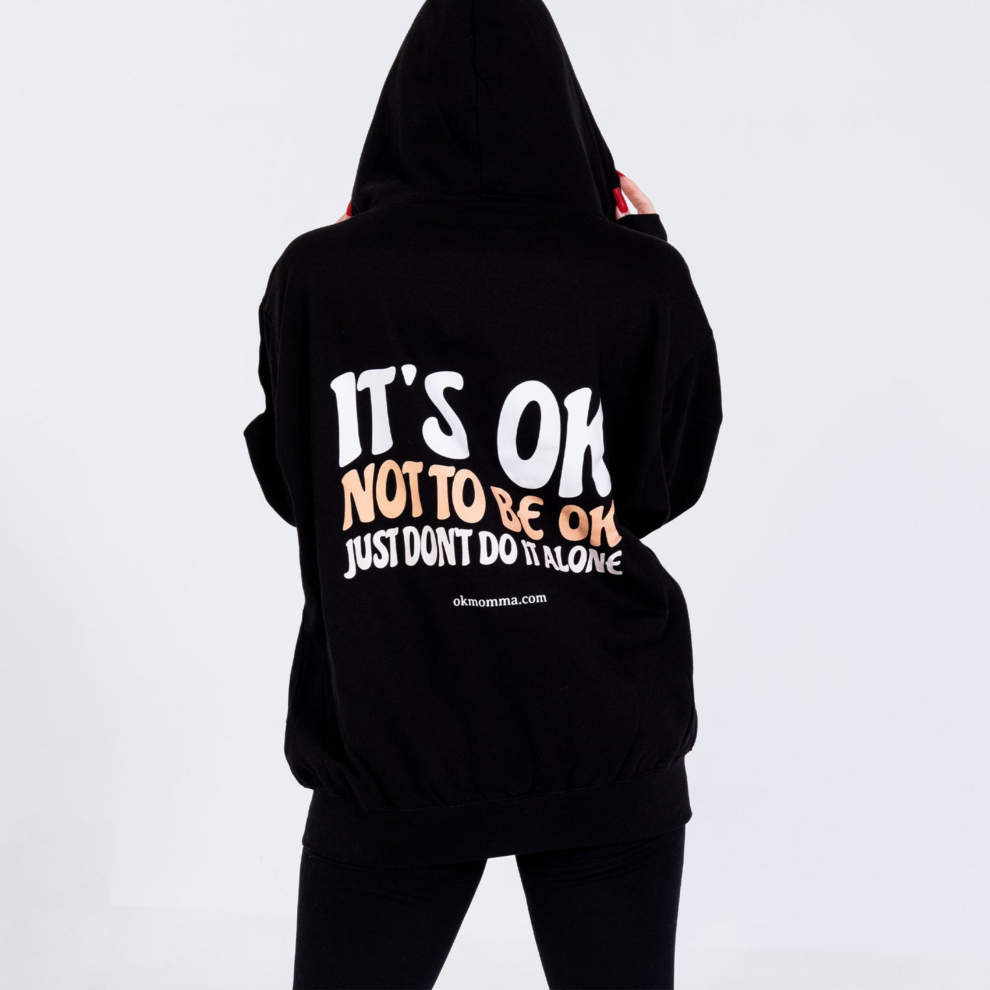 OkMomma: It's Ok Zip Hoodie