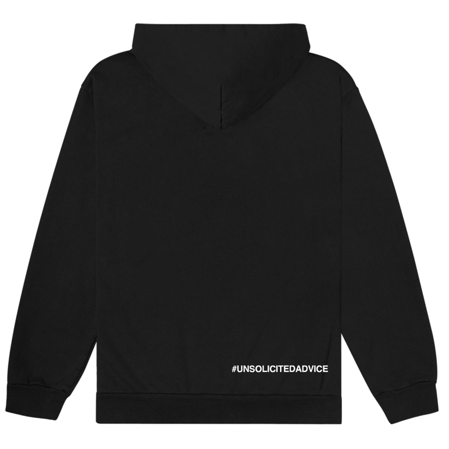Unsolicited Advice: Anonymous Hoodie- Black