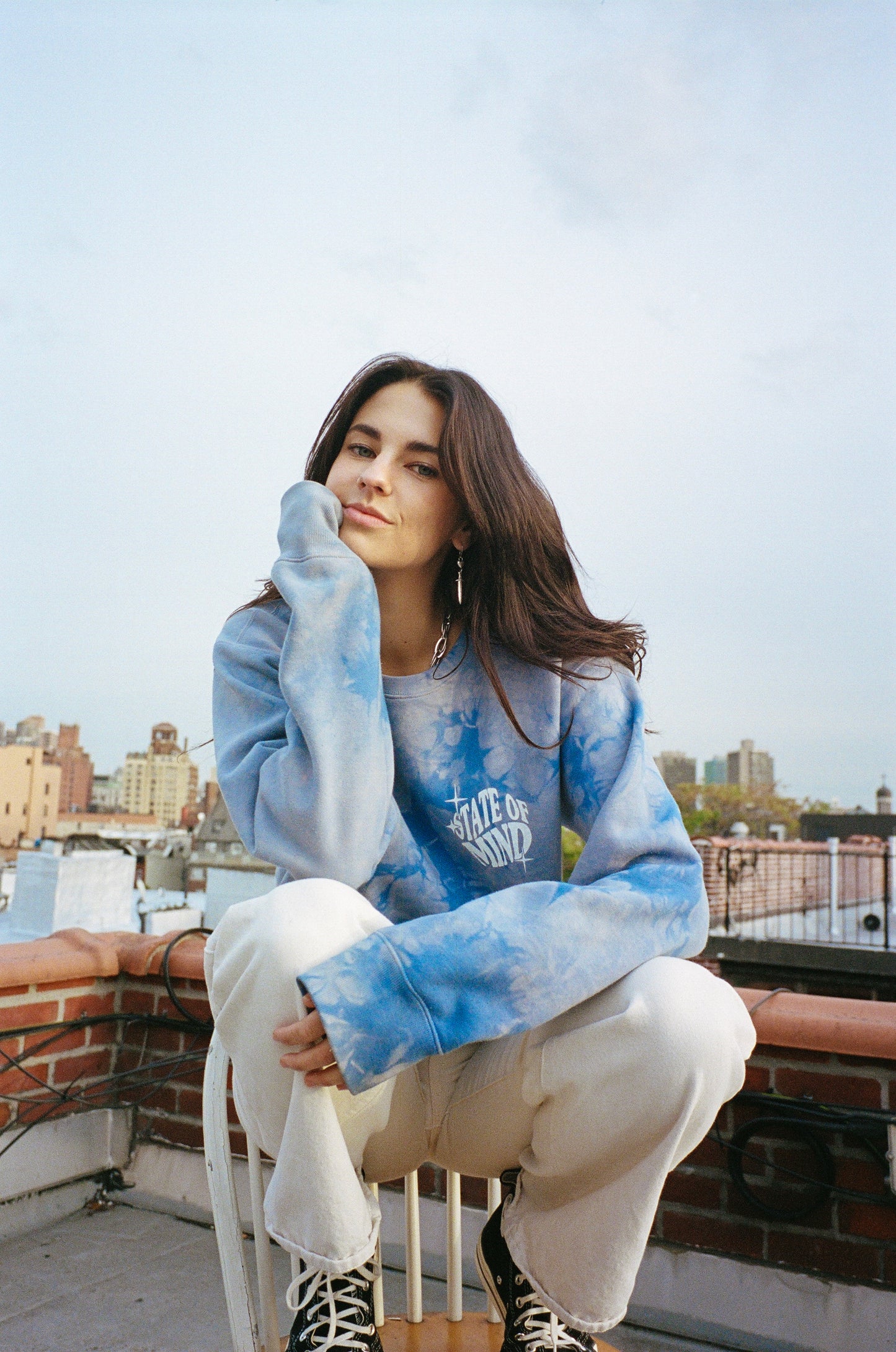 Elena Taber: Tye Dye crew neck