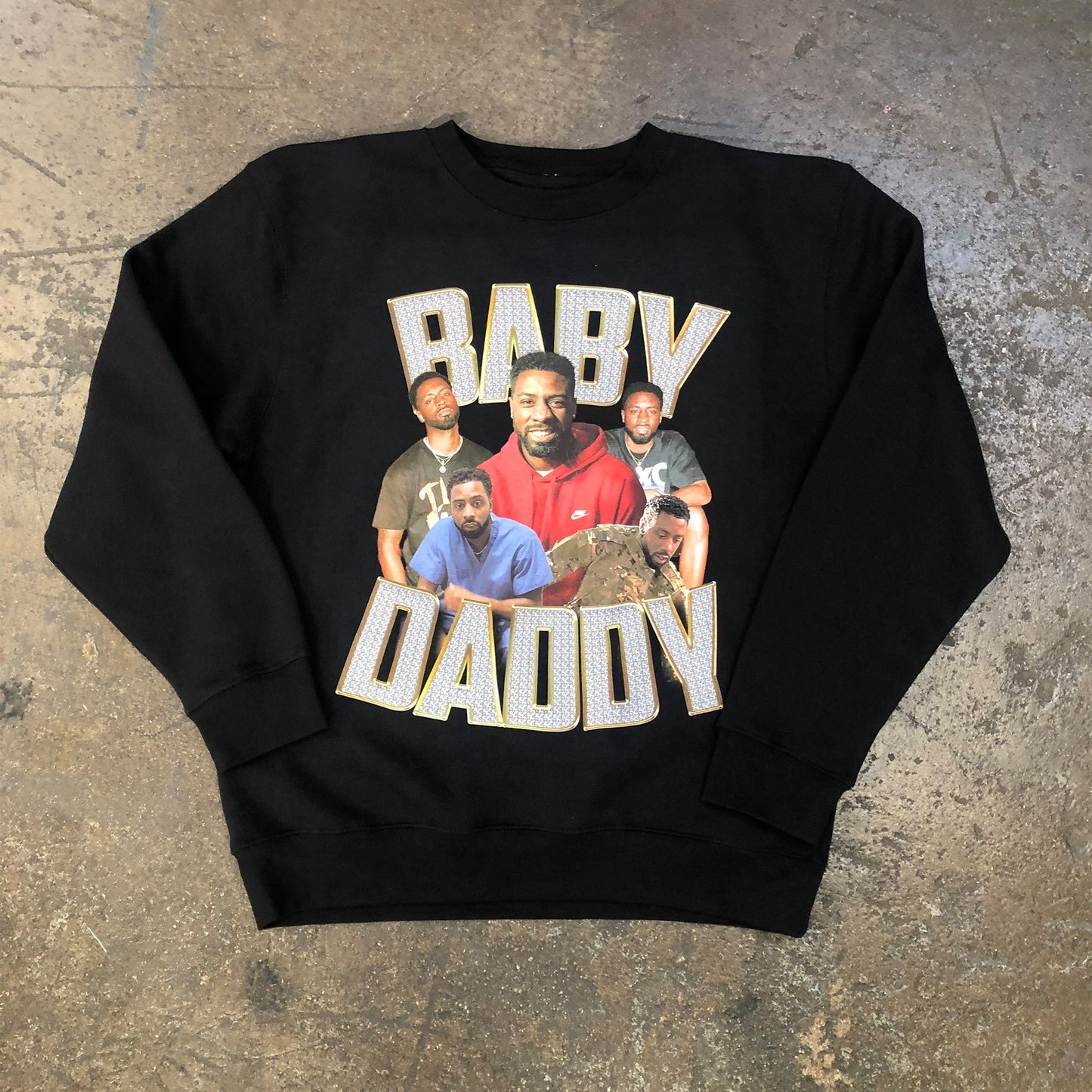 Malik Bazille: Baby Daddy crewneck