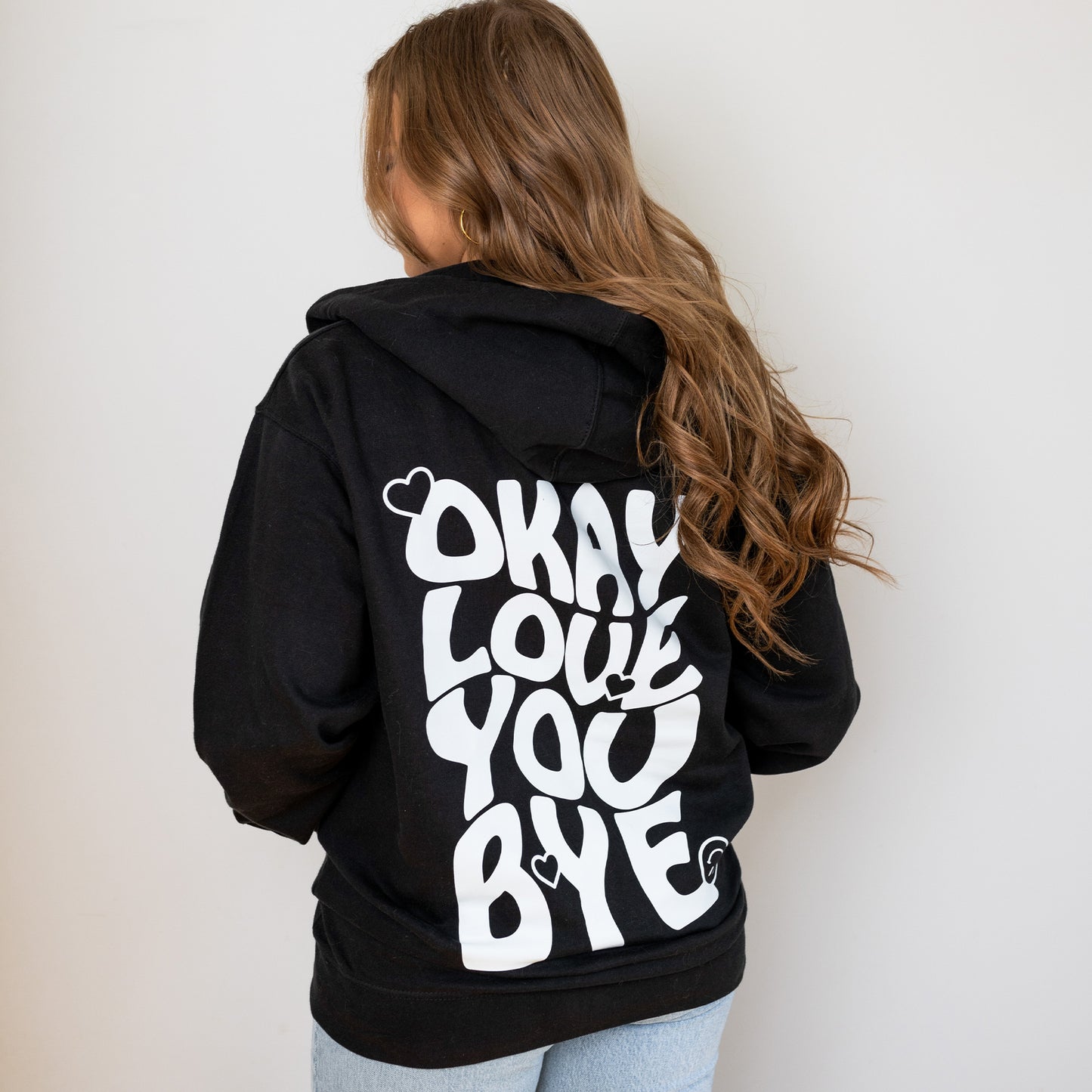 Allisa Rose: Okay Love You Bye zip hoodie