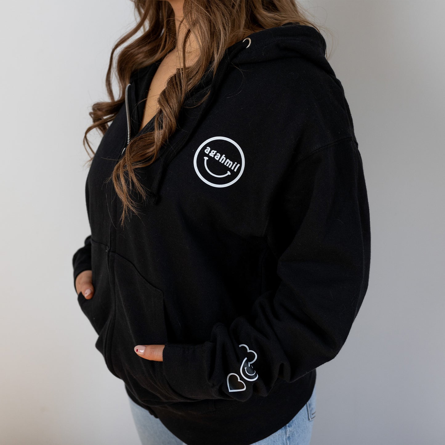 Allisa Rose: Okay Love You Bye zip hoodie