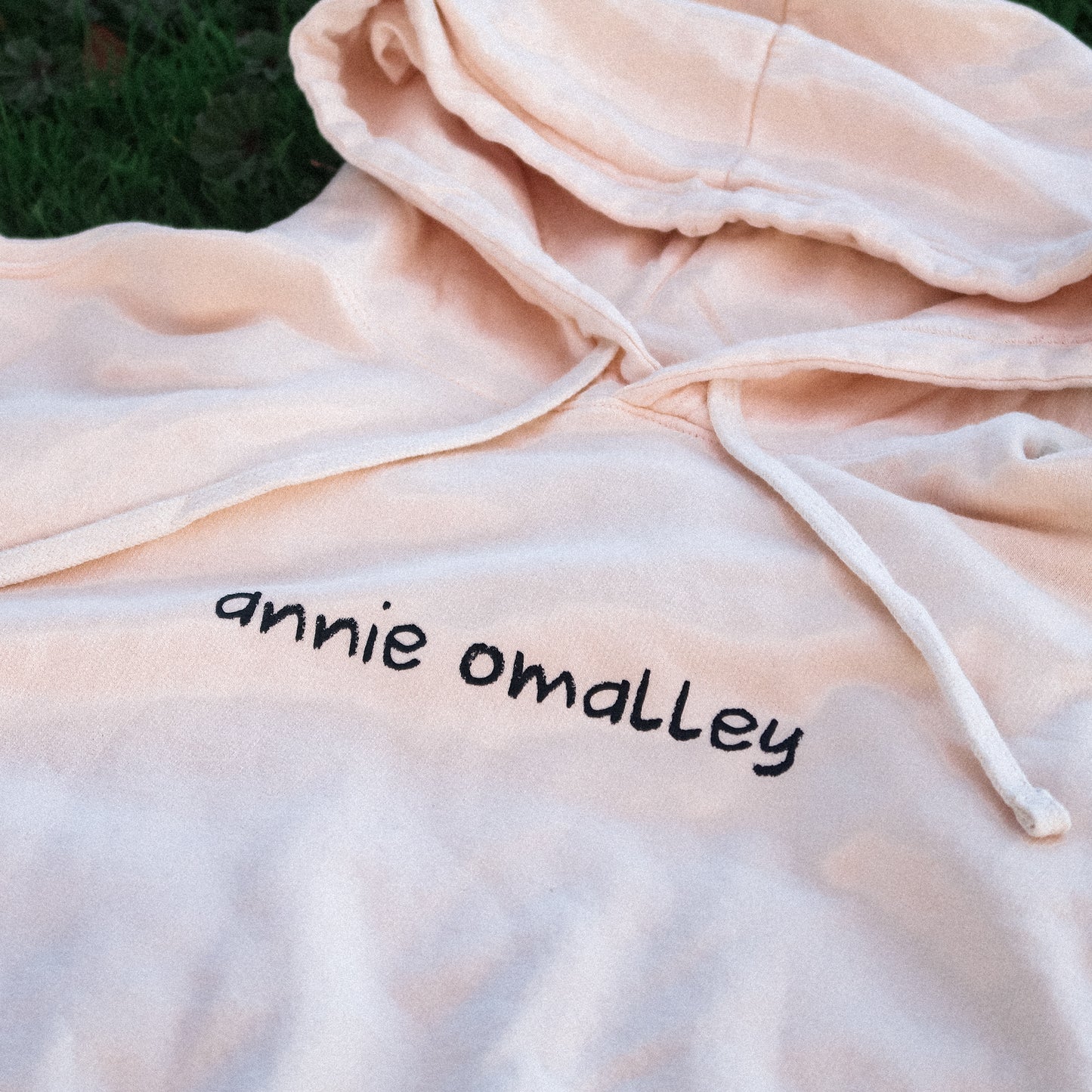 Annie Omalley: real men cry hoodie