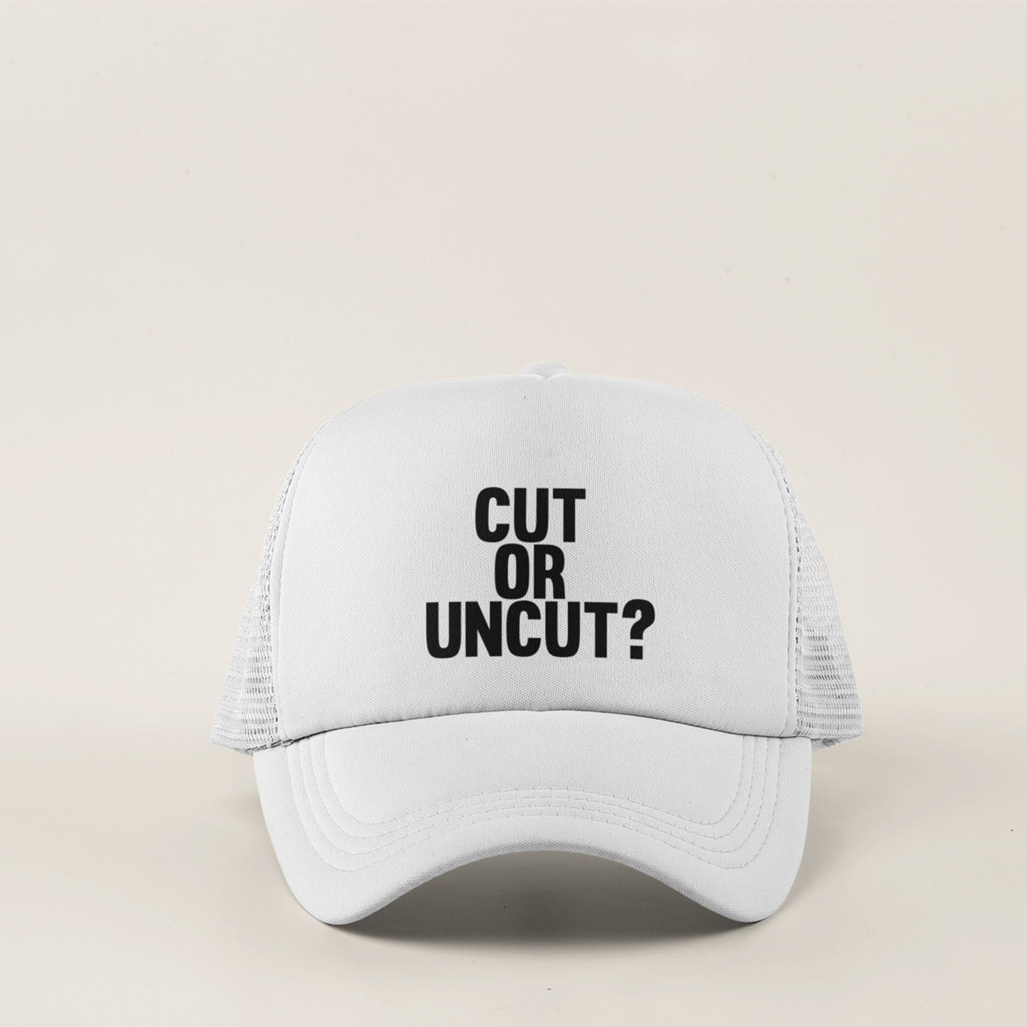 Ruba's World: CUT OR UNCUT? Trucker Hat