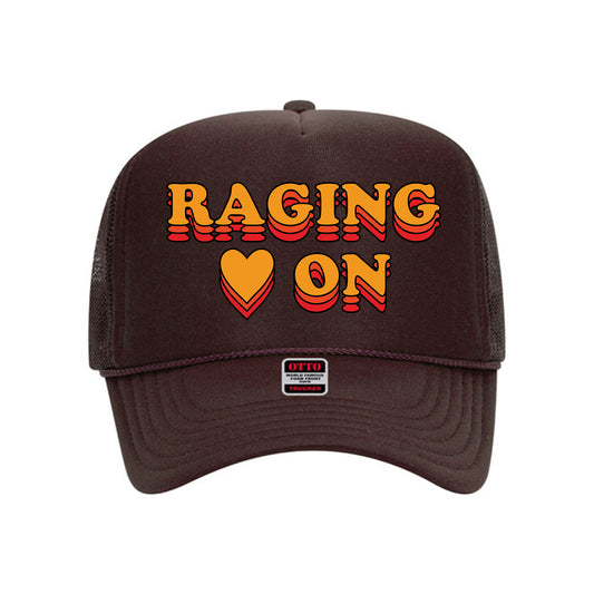 CVBZ: Raging Heart On Vintage Style Trucker Hat