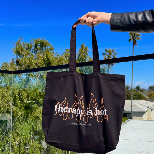 Unsolicited Advice: Therapy is Hot Tote